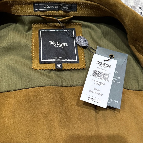 Todd Snyder Men’s Dylan Suede Trucker Jacket - Picture 4 of 6